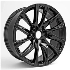 Angle view of the 22-inch Black Cadillac Escalade wheel replacement 2021-2023 replica rim ALY04875U45N