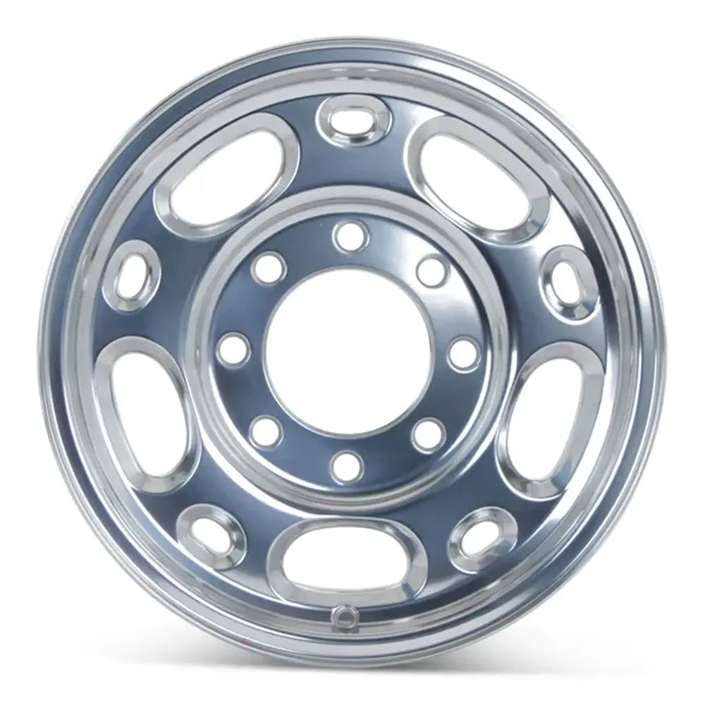 Front view of a 16" Chevy Silverado 2500 3500 wheel replacement 1999-2010 replica rim 12487570