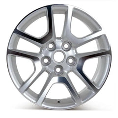 Front view of the 17x8" Chevy Malibu wheel replacement 2013-2016 replica rim ALY05559U10N, 9598668