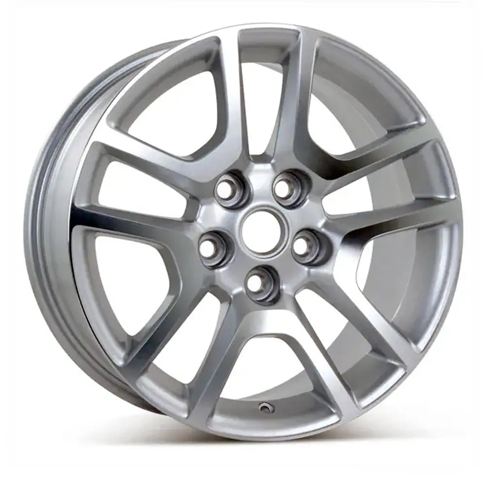 Angle view of the 17x8" Chevy Malibu wheel replacement 2013-2016 replica rim ALY05559U10N, 9598668