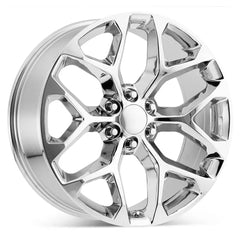 Angle view of the 22x9" GMC Trucks wheel replacement 2014-2021 replica rim ALY05668U85N, 19301156