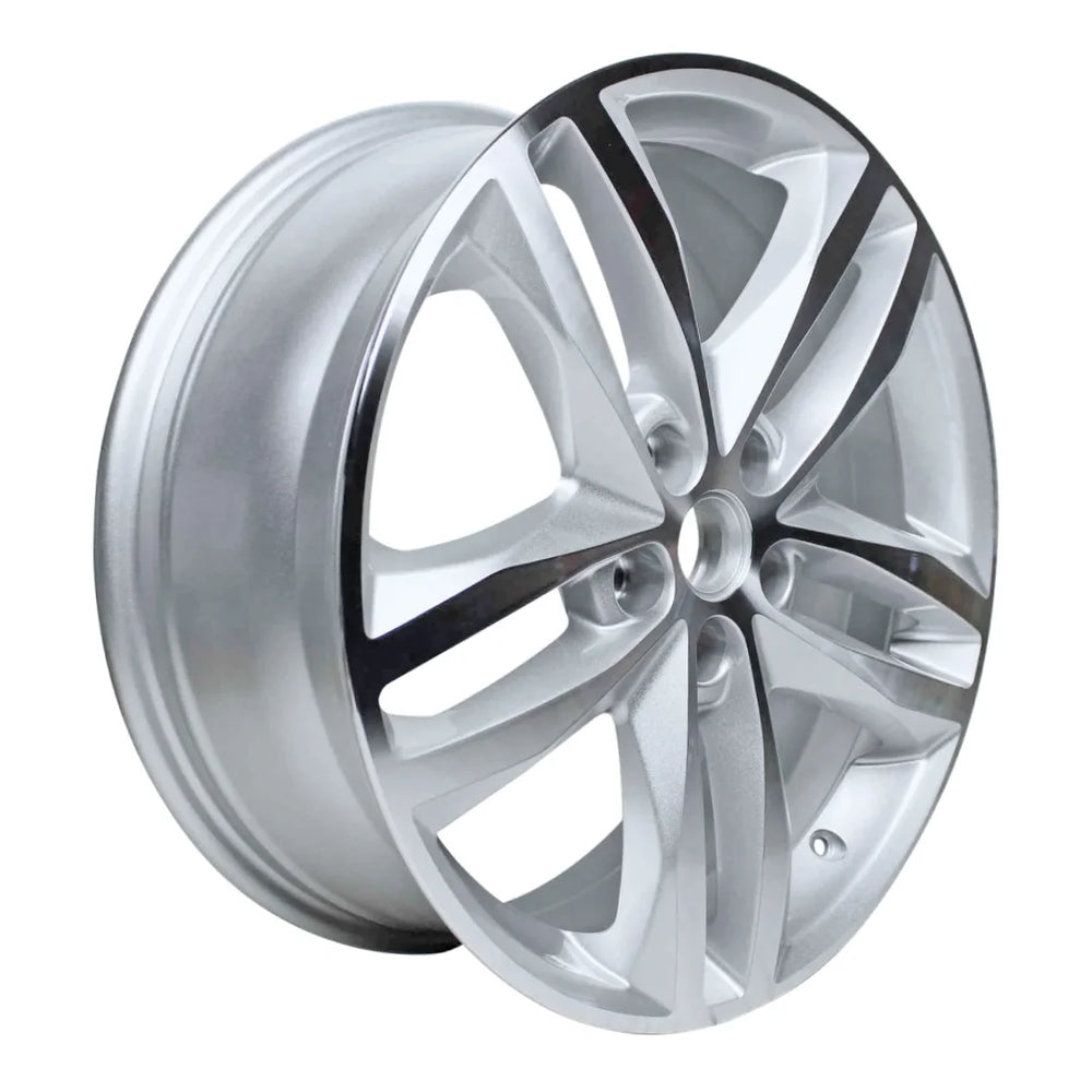 Angle view of the 19 Chevy Equinox wheel replacement 2018-2021 replica rim ALY05832U10N part 22968930
