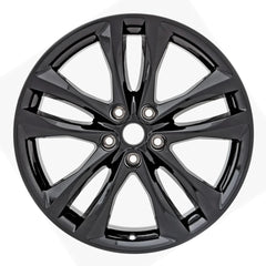 Front view of the 19" Black Chevy Malibu wheel replacement 2018-2024 replica rim ALY05857U47N