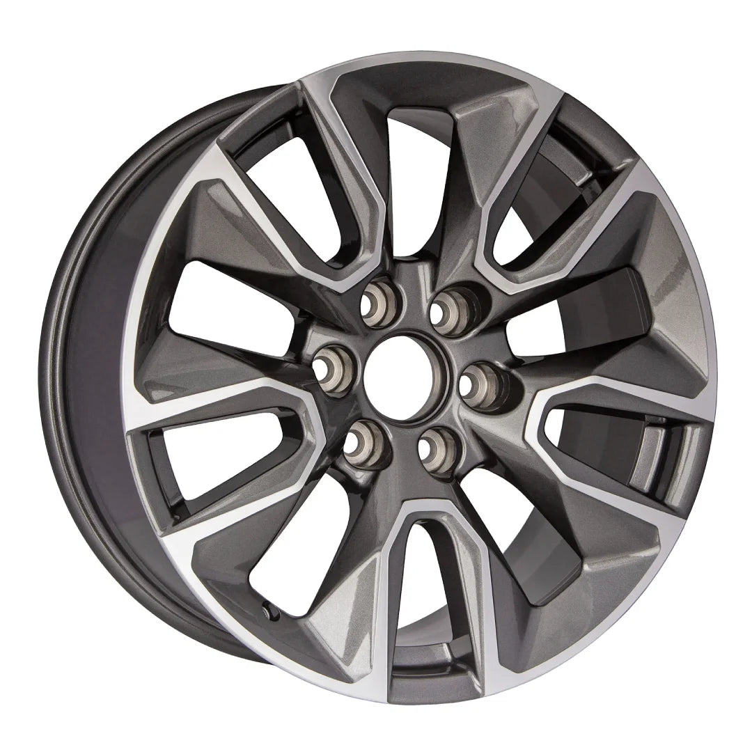Angle view of the 20" 2019-2023 Chevy Trucks wheel replacement 5916 replica rim 23376222