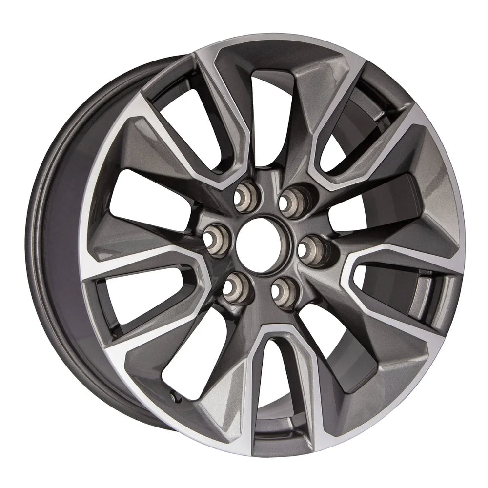 Angle view of the 20" 2019-2023 Chevy Trucks wheel replacement 5916 replica rim 23376222