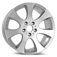 Angle view of the 18x8" BMW 3 Series wheel replacement 2006-2013 replica rim ALY59586U20N