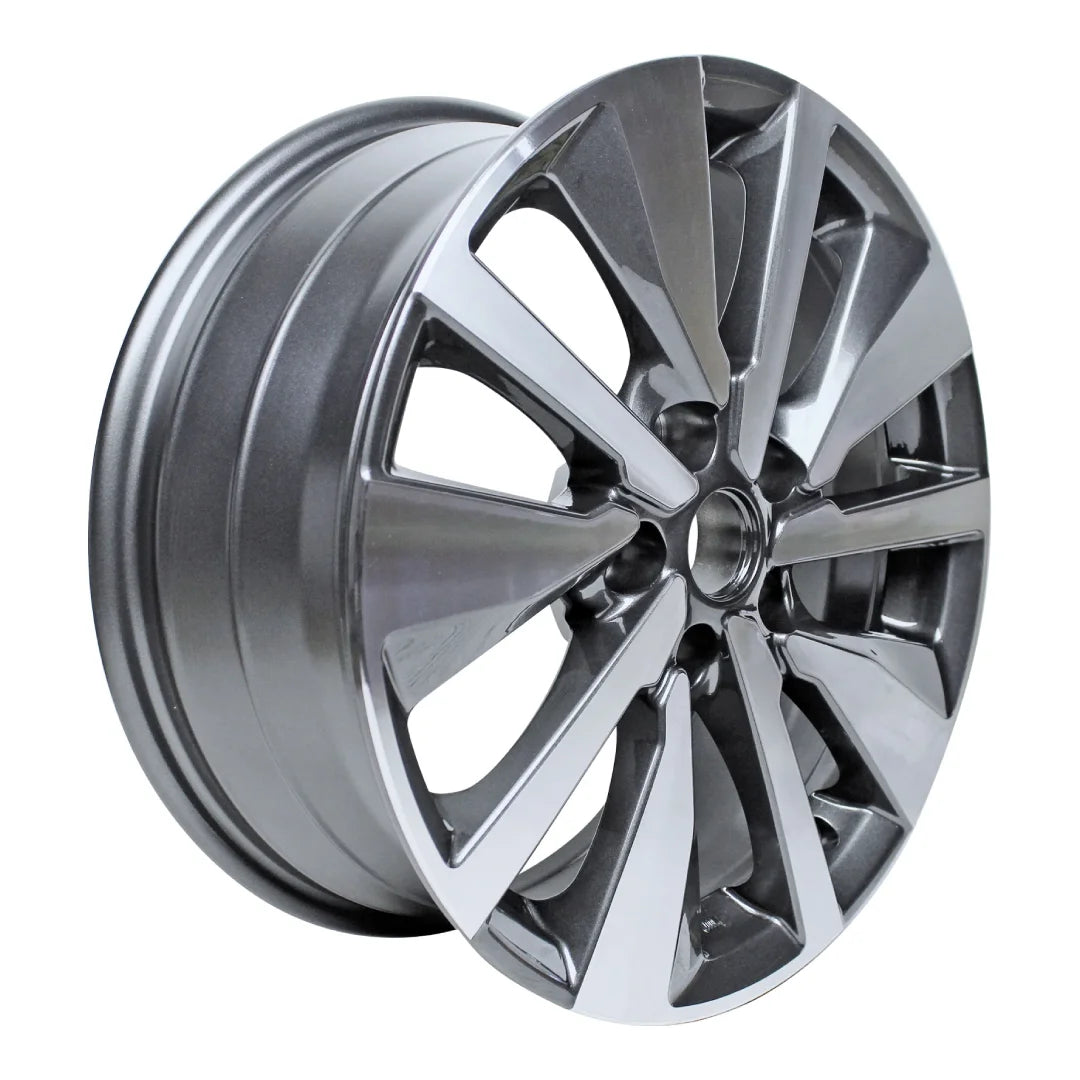 Angle view of the 17 Nissan Sentra wheel replacement 2020-2022 replica rim ALY62824U35N