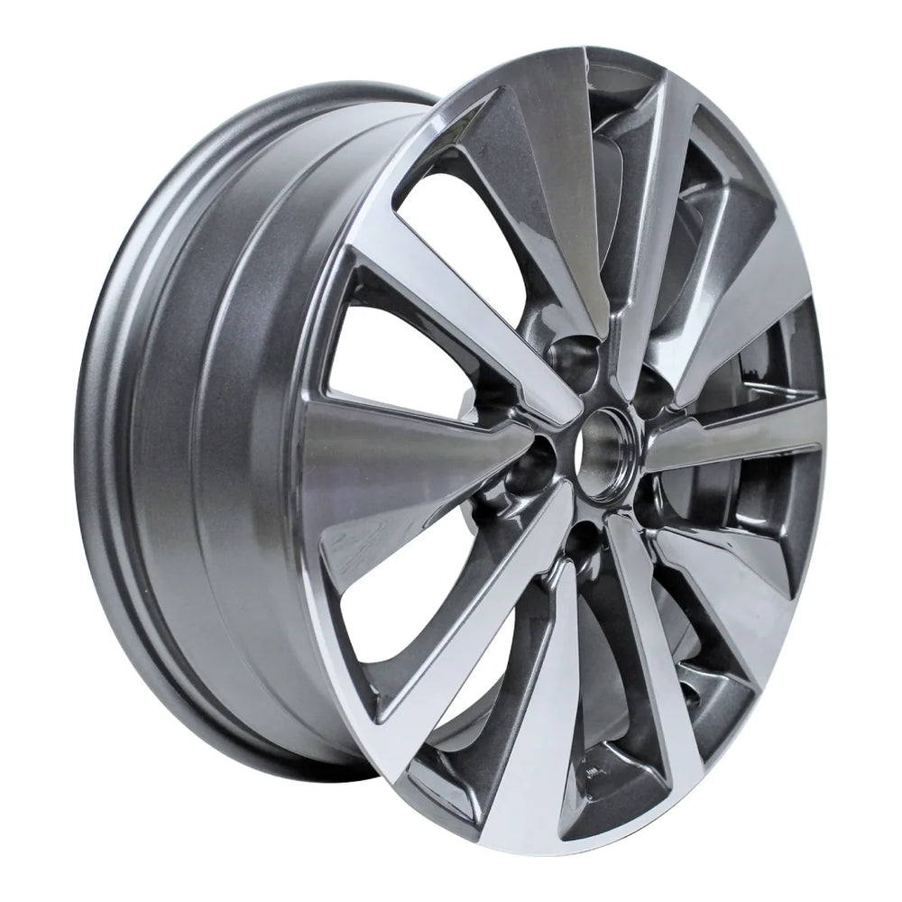 Angle view of the 17 Nissan Sentra wheel replacement 2020-2022 replica rim ALY62824U35N