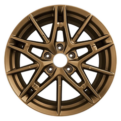 19-inch Nissan Altima OEM wheel ALY62855U55. Bronze rim front view