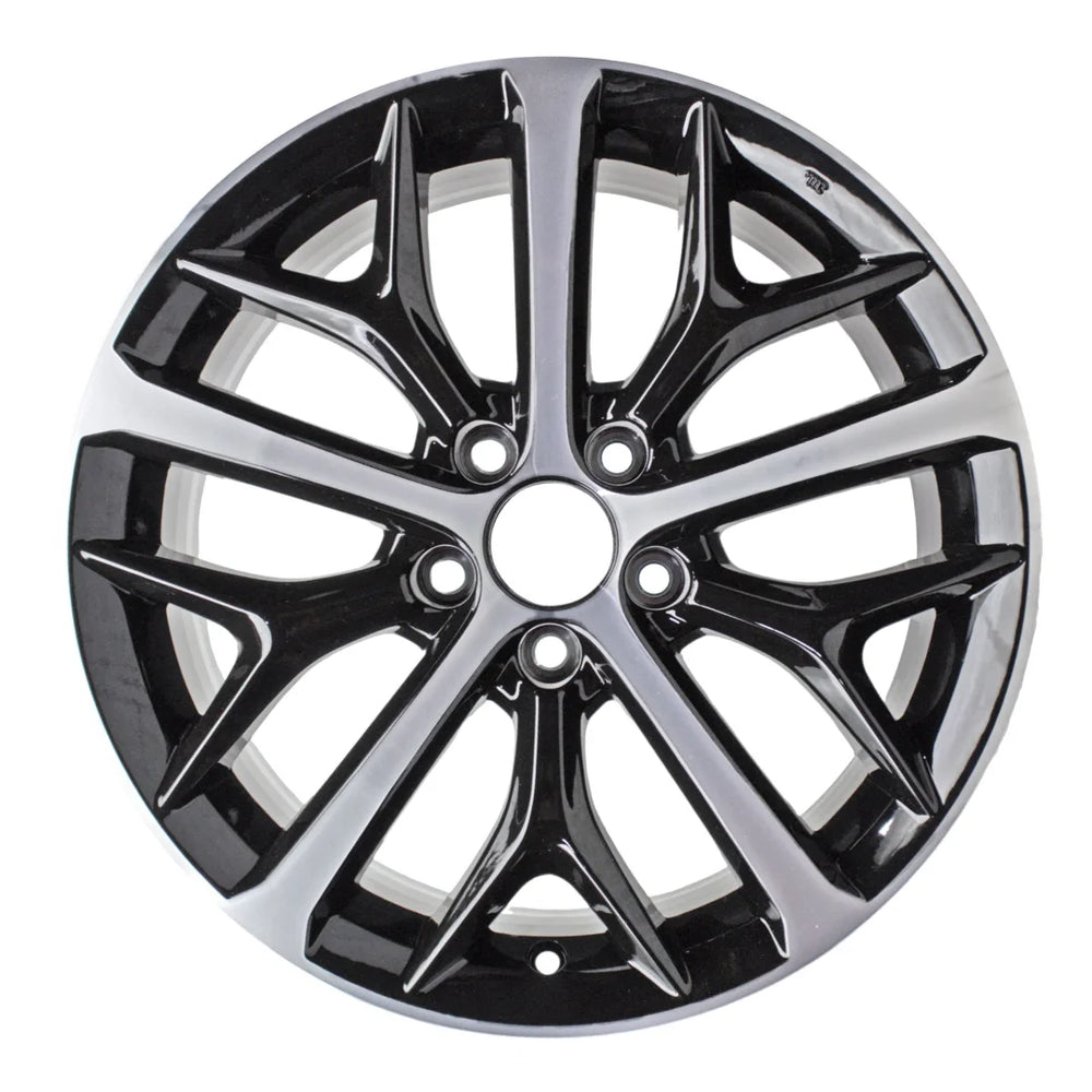 Front view of the 18" Honda Civic wheel replacement 2020-2022 replica rim ALY63163U47N part 42700t7waf1
