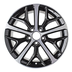 Front view of the 18" Honda Civic wheel replacement 2020-2022 replica rim ALY63163U47N part 42700t7waf1