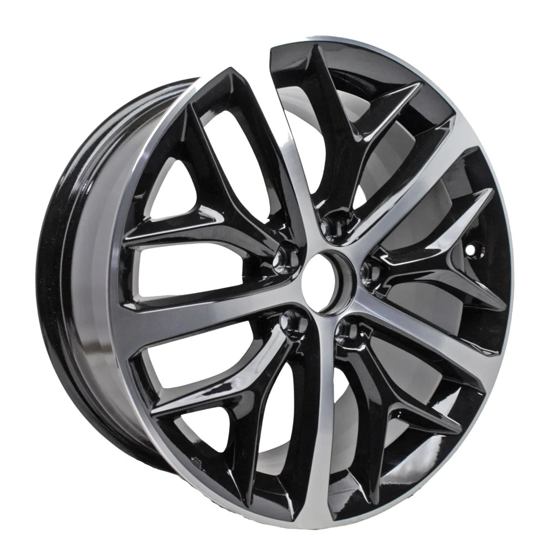 Angle view of the 18" Honda Civic wheel replacement 2020-2022 replica rim ALY63163U47N part 42700t7waf1