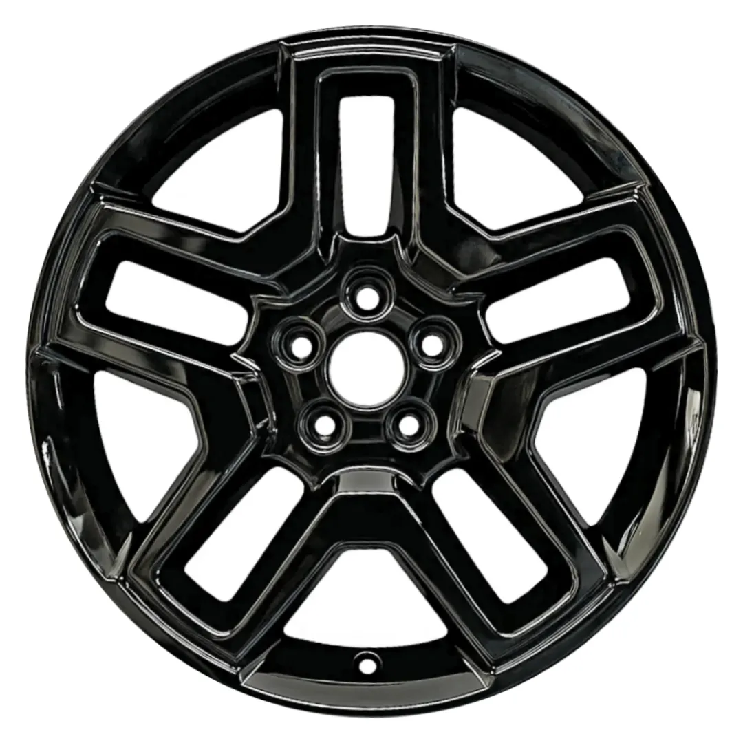 20-inch Honda Passport OEM wheel ALY63708U46. Black rim front view.