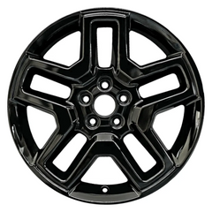 20-inch Honda Passport OEM wheel ALY63708U46. Black rim front view.