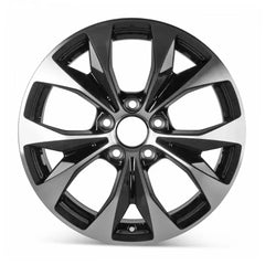 Front view of the 17x7" Honda Civic wheel replacement 2012-2014 replica rim ALY64025U45N, 42700TR4A81