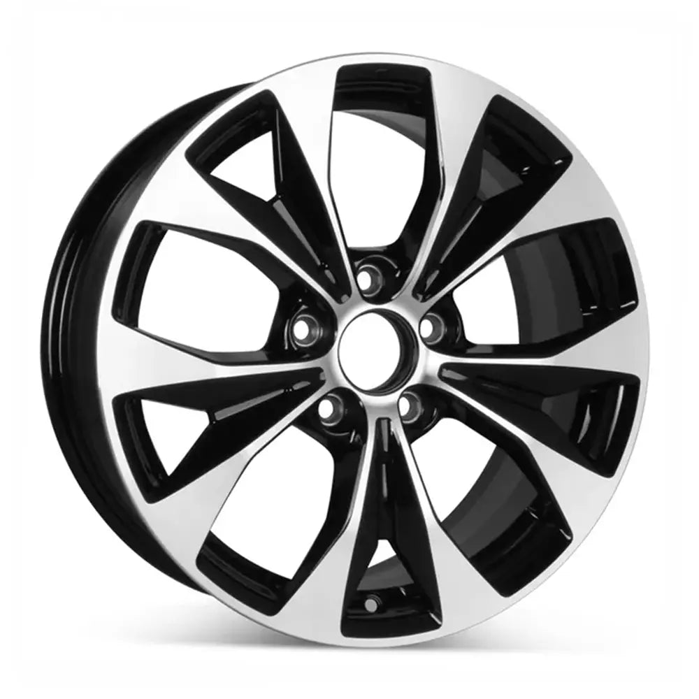 Side view of the 17x7" Honda Civic wheel replacement 2012-2014 replica rim ALY64025U45N, 42700TR4A81
