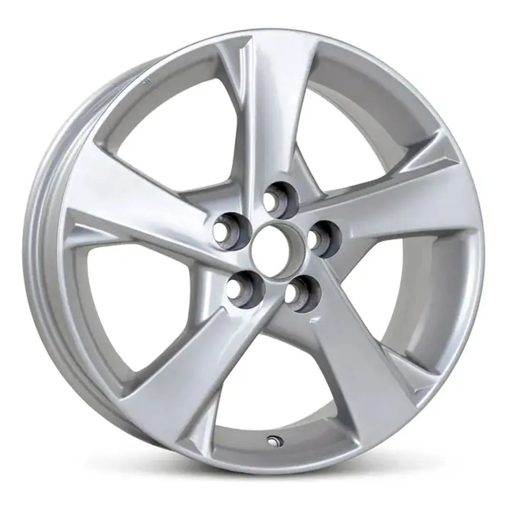 Angle view of the 16x6.5" Toyota Corolla Matrix wheel replacement 2011-2014 replica rim ALY69590U20N, 4261102D40