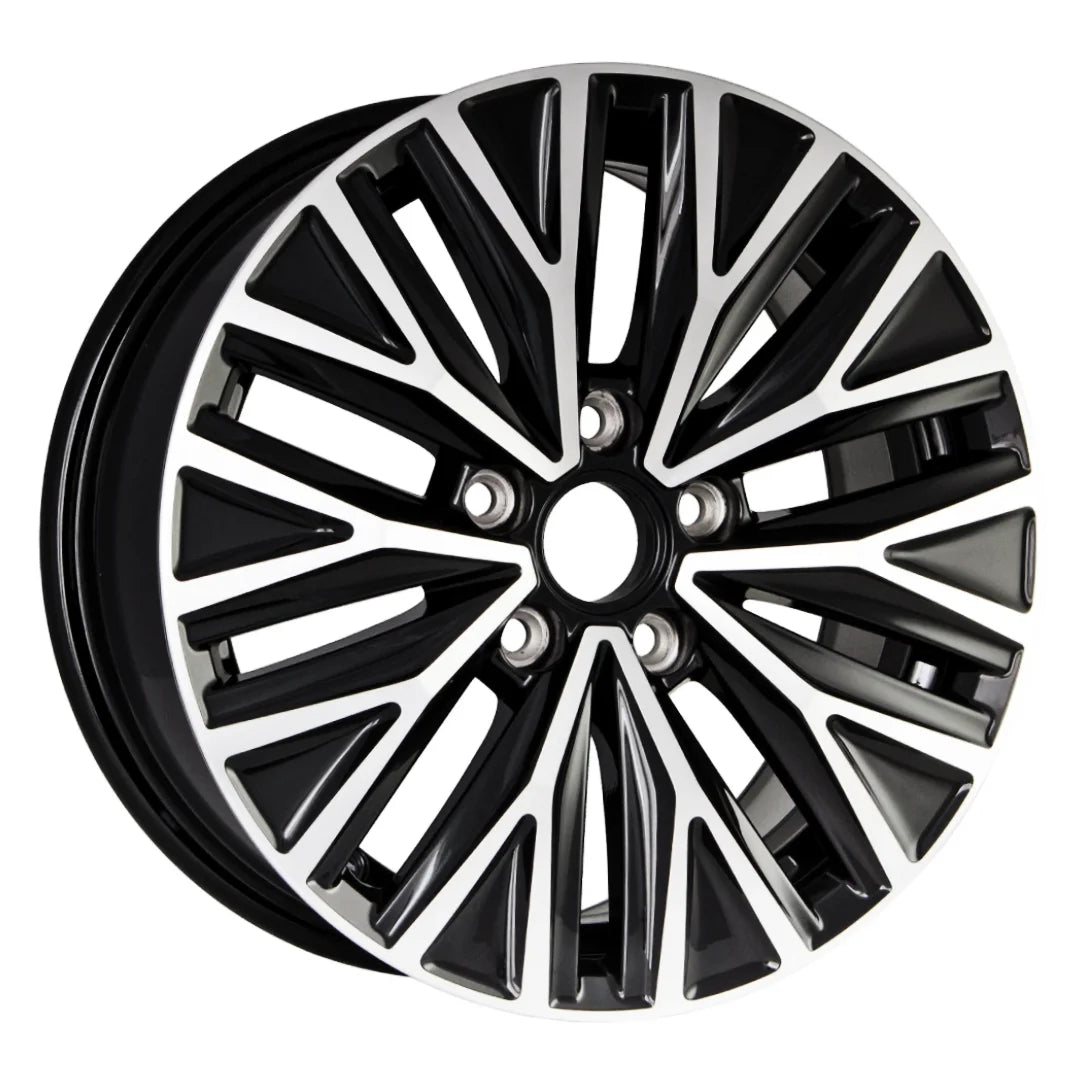 Angle view of the 16 Volkswagen VW Jetta wheel replacement 2019-2021 replica rim ALY70044U45N