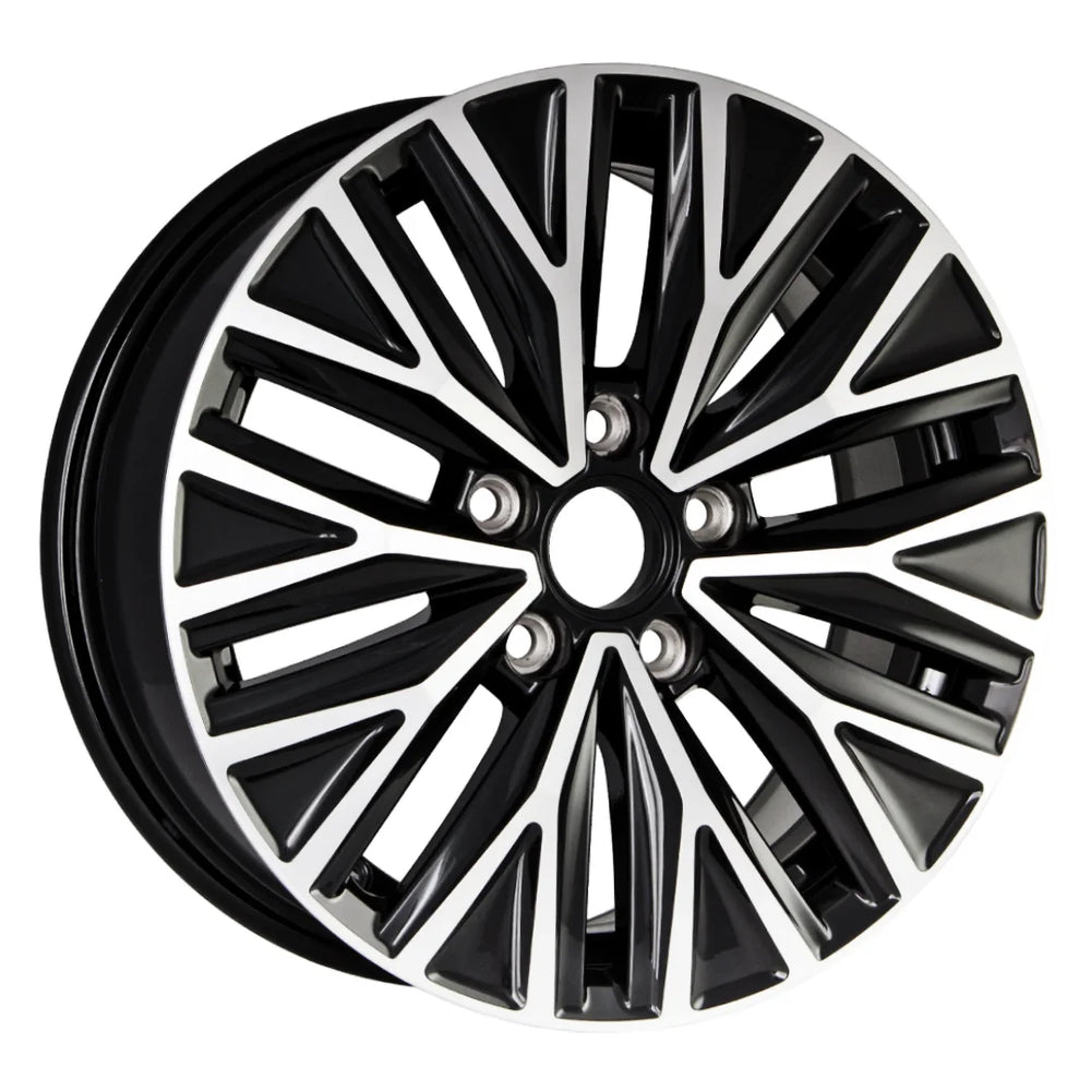 Angle view of the 16 Volkswagen VW Jetta wheel replacement 2019-2021 replica rim ALY70044U45N