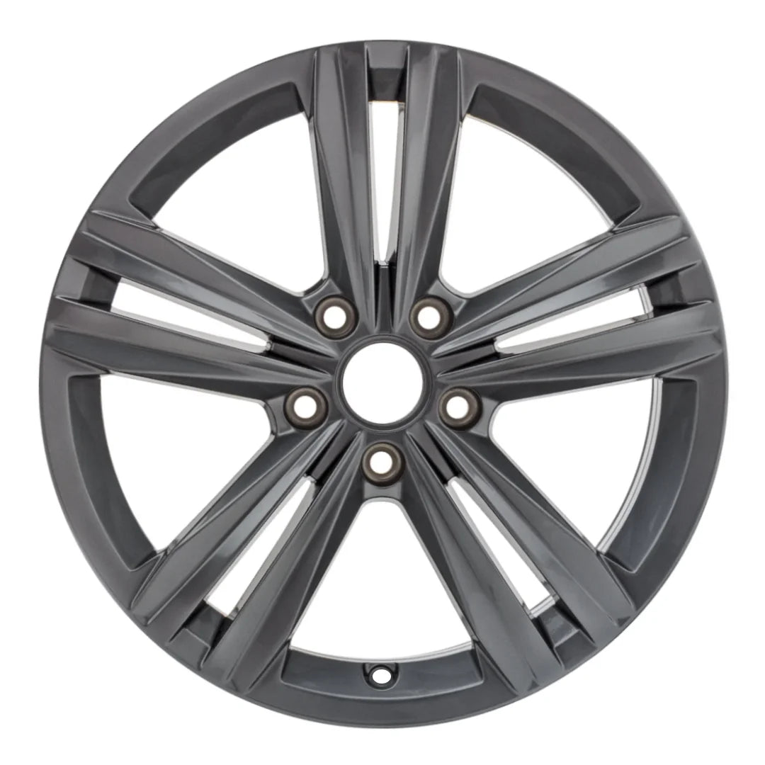 Front view of the 17 Volkswagen VW Jetta wheel replacement 2019-2021 replica rim ALY70046U35N