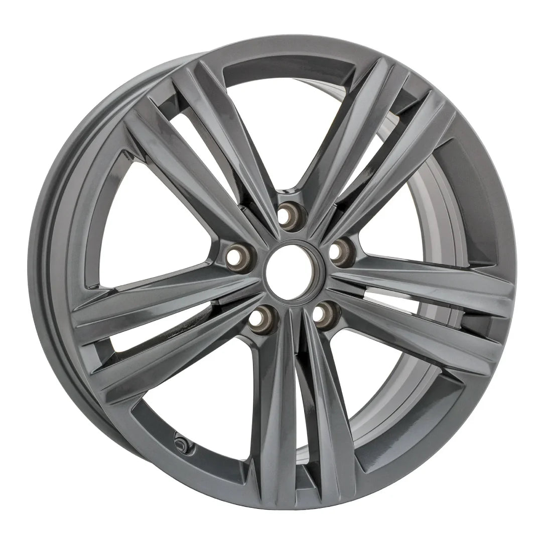 Angle view of the 17 Volkswagen VW Jetta wheel replacement 2019-2021 replica rim ALY70046U35N