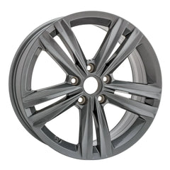 Angle view of the 17 Volkswagen VW Jetta wheel replacement 2019-2021 replica rim ALY70046U35N