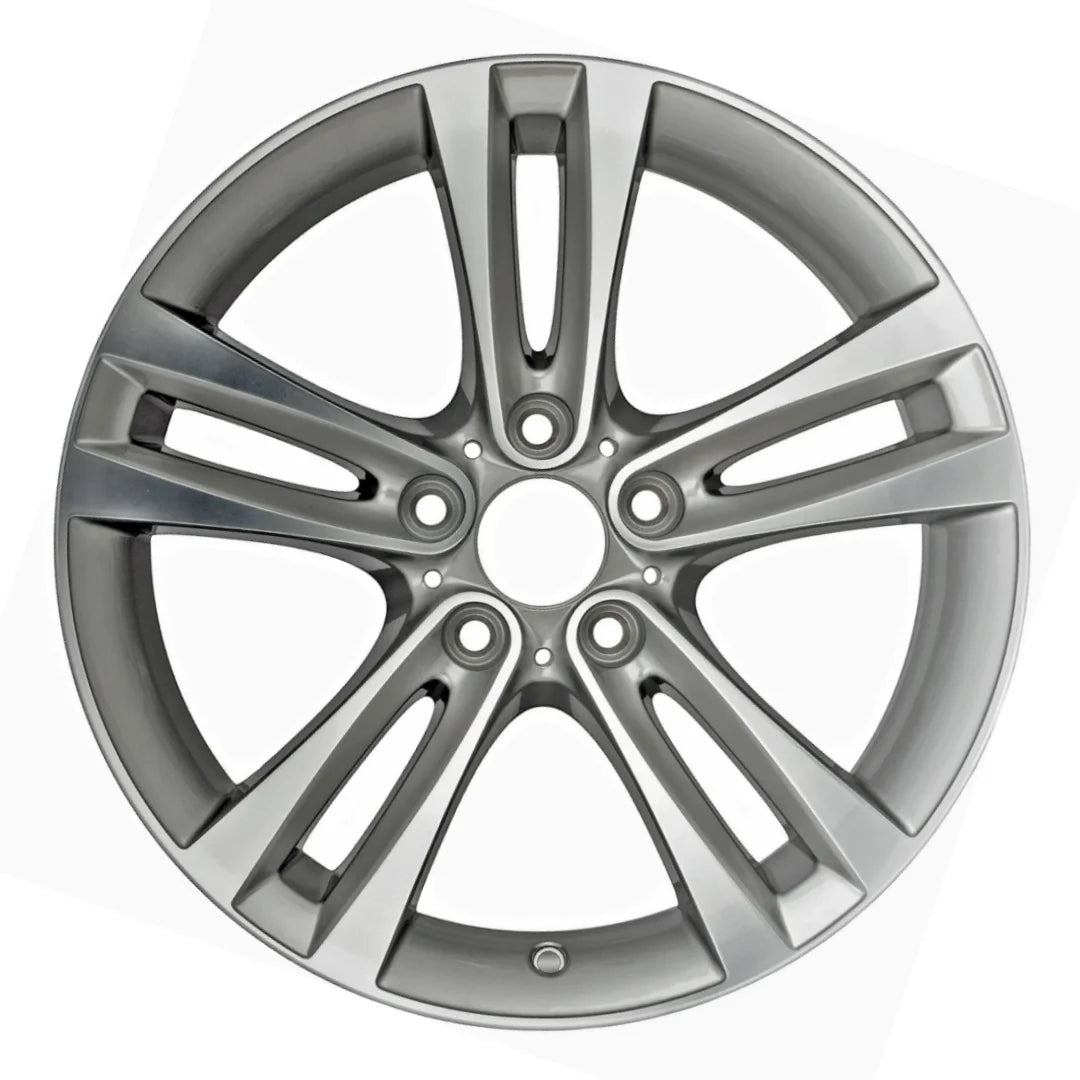 Front view of the 18" 2011-2020 BMW 3 Series wheel replacement ALY71540U35N replica rim 36116889182