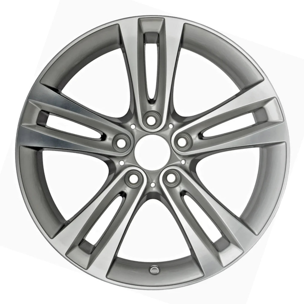 Front view of the 18" 2011-2020 BMW 3 Series wheel replacement ALY71540U35N replica rim 36116889182