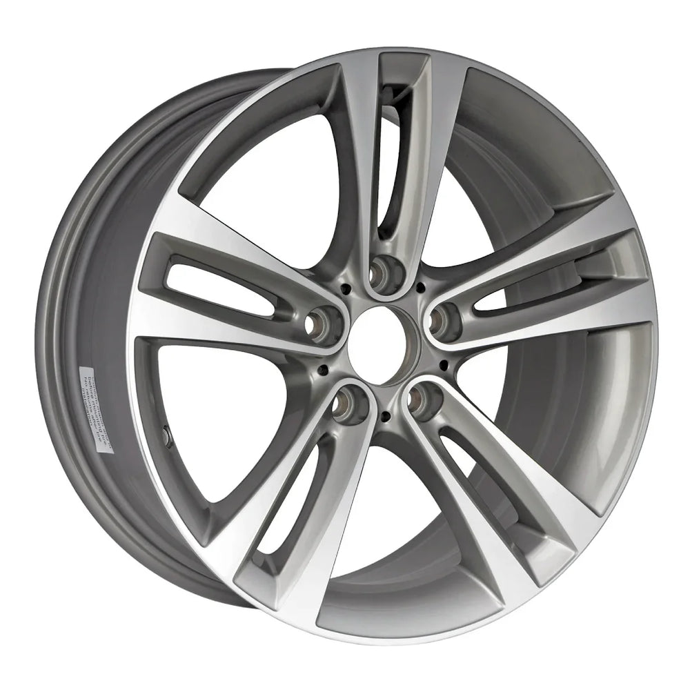 Angle view of the 18" 2011-2020 BMW 3 Series wheel replacement ALY71540U35N replica rim 36116889182