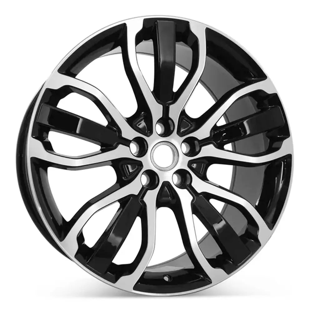 Angle view of the 21x9.5" Land Rover Range Rover Sport wheel replacement 2018-2022 replica rim ALY72254U45N, LR072693