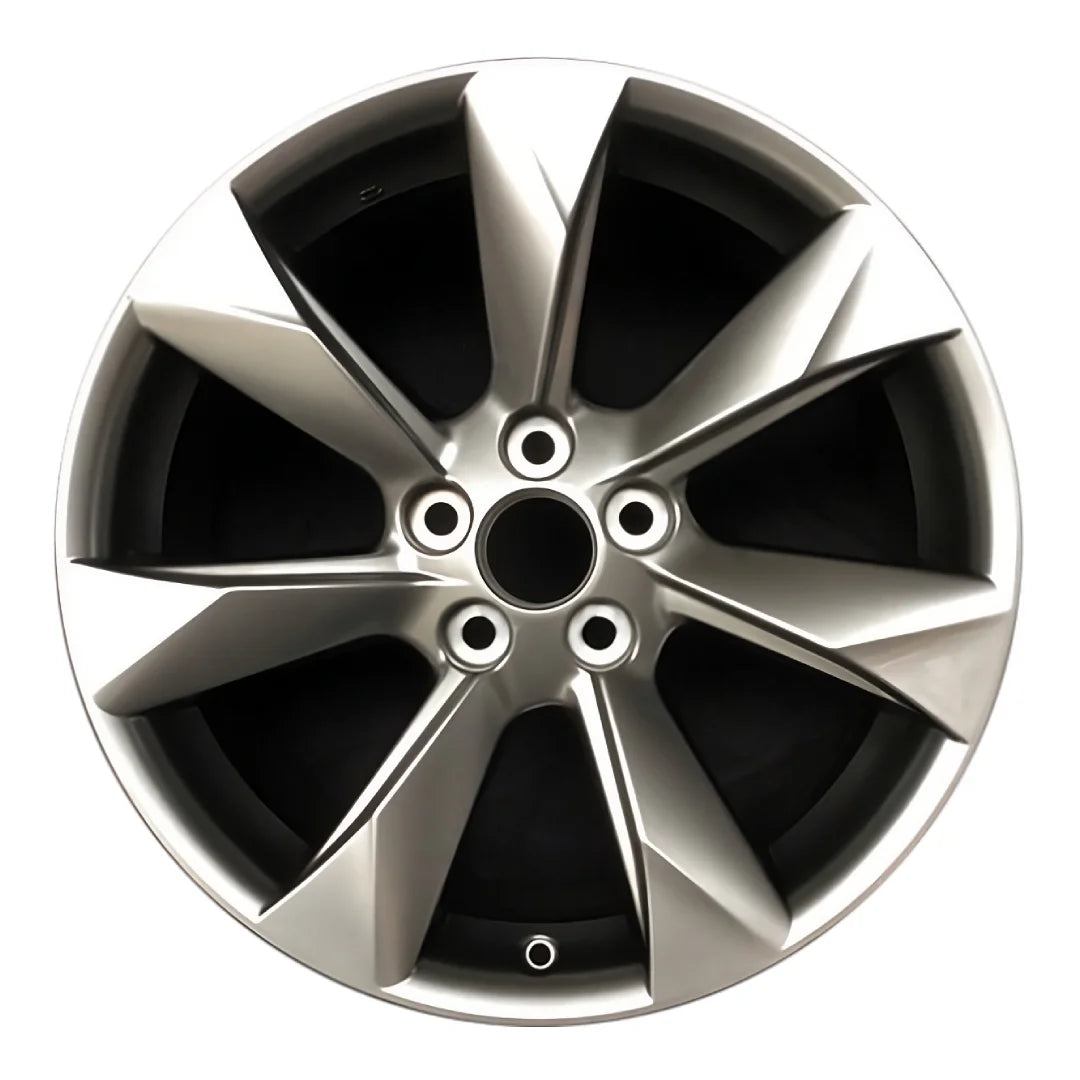 Front view of a 18-inch Lexus RX350 & RX450H OEM wheel. Gray rim part# 426110E240