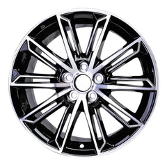 Front view of the 19x8 Machined Black 2018-2021 Toyota Avalon replica rim ALY75234U45N. Wheel replacement part 4261107160