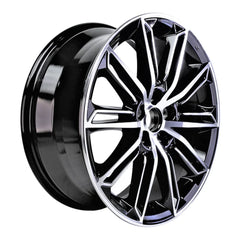 Angle view of the 19x8 Machined Black 2018-2021 Toyota Avalon replica rim ALY75234U45N. Wheel replacement part 4261107160