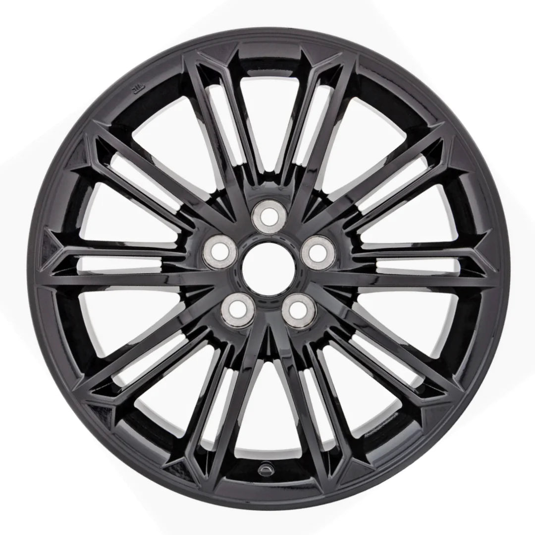 Front view of the 19x8 Black 2020-2021 Toyota Avalon replica rim ALY75234U46N. Wheel replacement part 4261107230