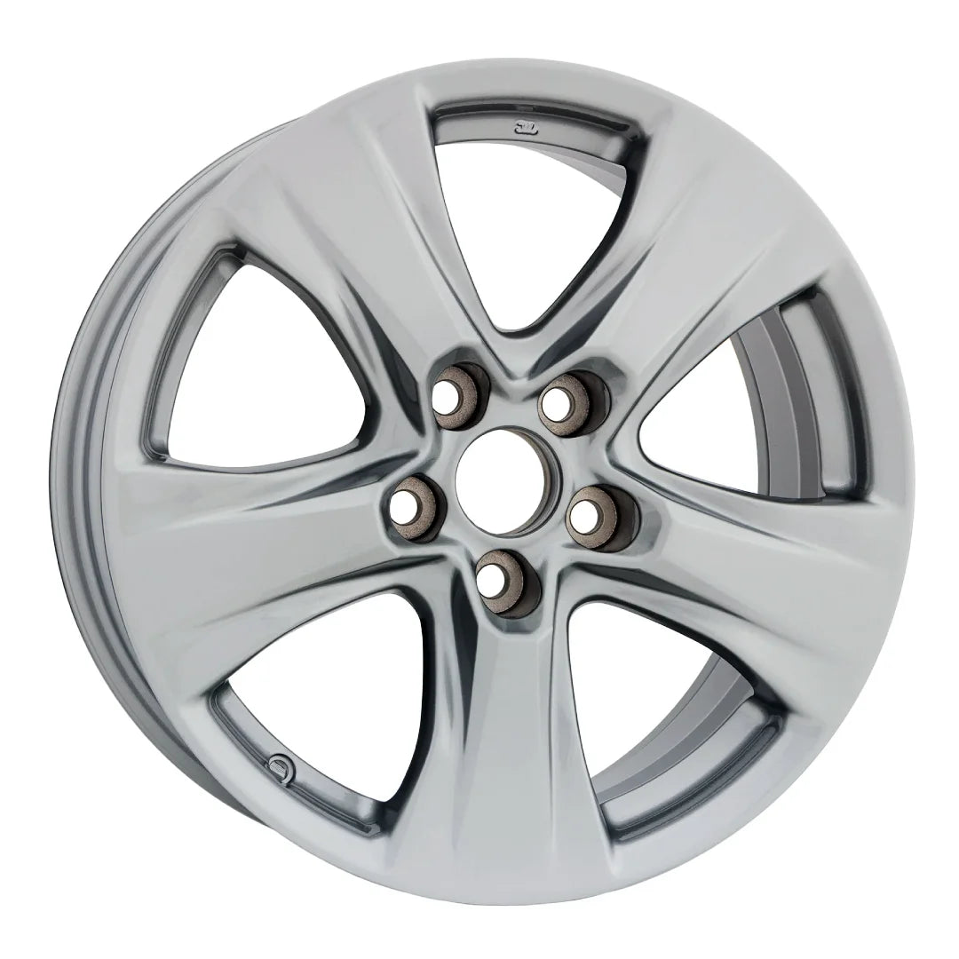 Angle view of the 17x7 Gray 2019-2023 Toyota Rav4 replica rim ALY75240U15N. Wheel replacement part 426110R390