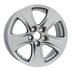 Angle view of the 17x7 Gray 2019-2023 Toyota Rav4 replica rim ALY75240U15N. Wheel replacement part 426110R390