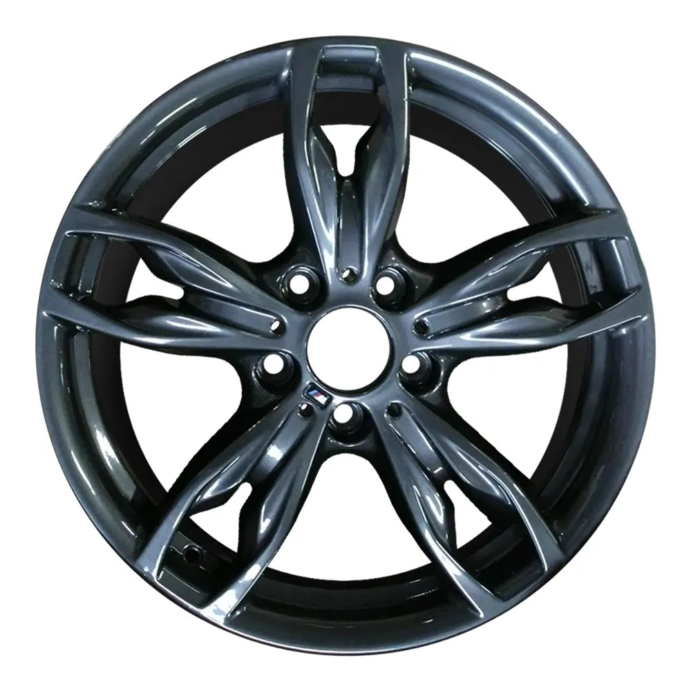 18x7.5 inch BMW 2-series rim ALY86128. dark Metallic Charcoal OEMwheels.forsale 36117845870