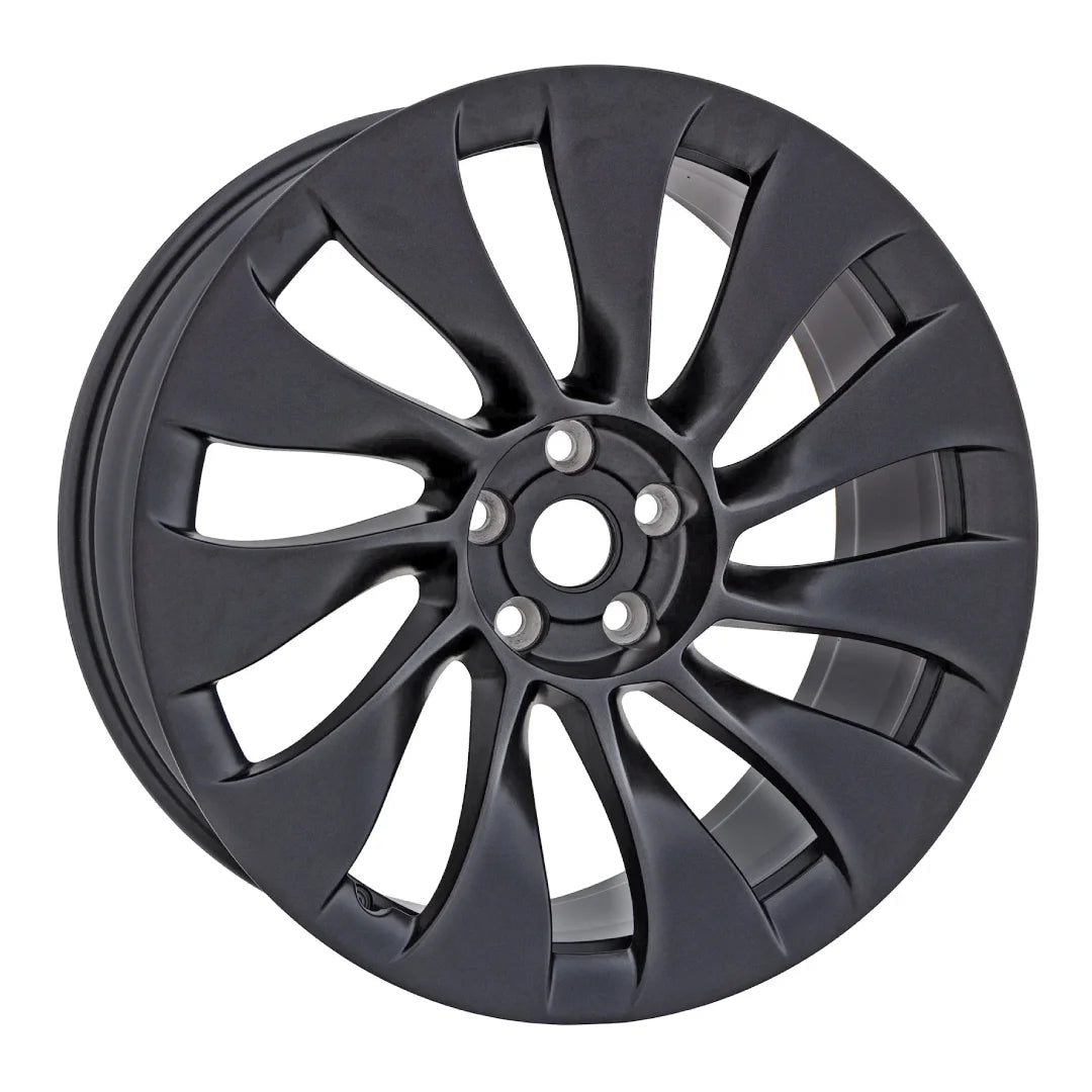 Angle view of the 20 Tesla Model 3 wheel replacement 2021-2023 replica rim ALY95135U30N