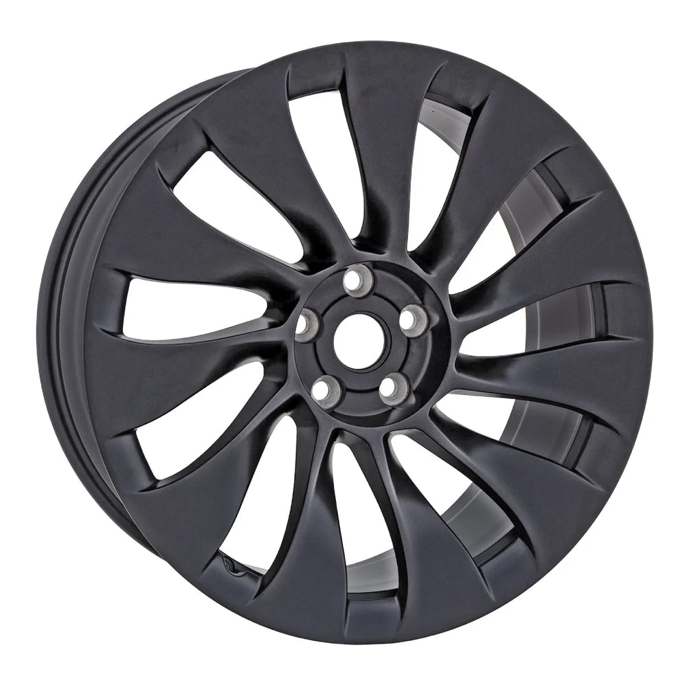 Angle view of the 20 Tesla Model 3 wheel replacement 2021-2023 replica rim ALY95135U30N