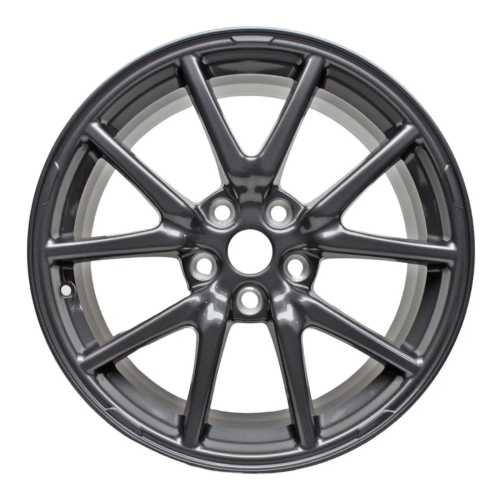 Front view of the 18 Tesla Model 3 wheel replacement 2017-2021 replica rim ALY96276U35N