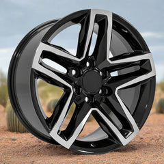 20x9 Machined Black wheel replacement for Cadillac Escalade replica rim 9510947