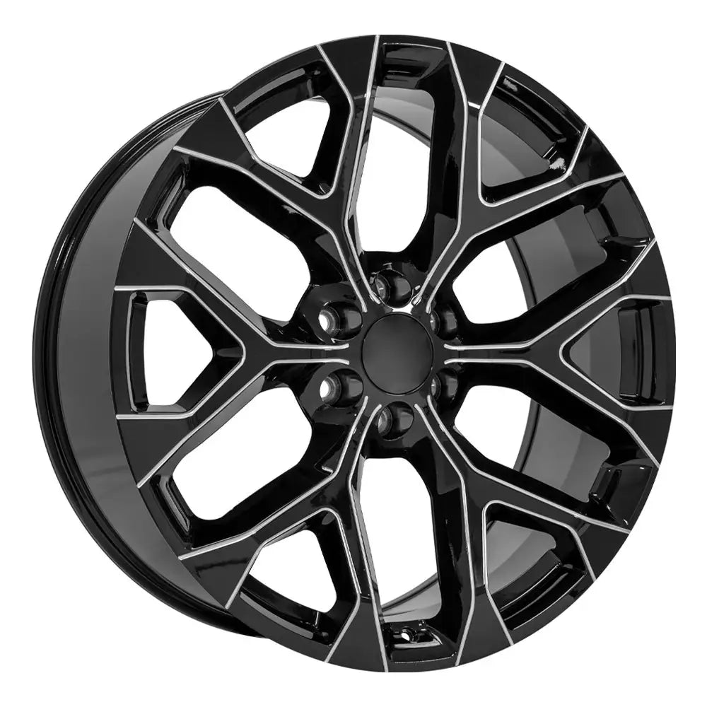 24x10 Black wheel replacement for GM Trucks replica rim 9510967