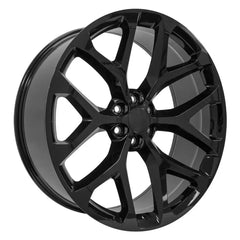 26x10 Black wheel replacement for Chevy Trucks replica rim 9511053