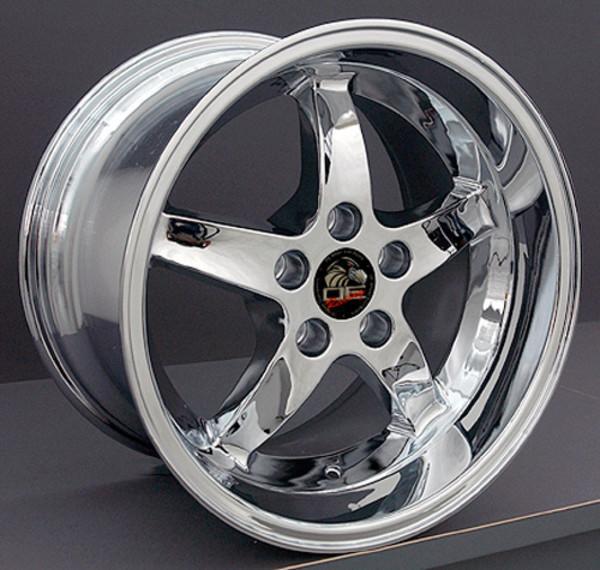17" Chrome wheel replacement for Ford Mustang   1994-2004. Replica Rim 8181904