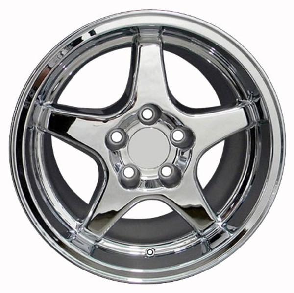 17" Chrome wheel replacement for Pontiac Firebird  1993-2002. Replica Rim 4750750