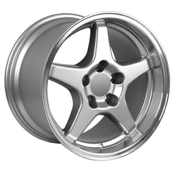 17" Silver Machined wheel replacement for Pontiac Firebird  1993-2002. Replica Rim 5910193