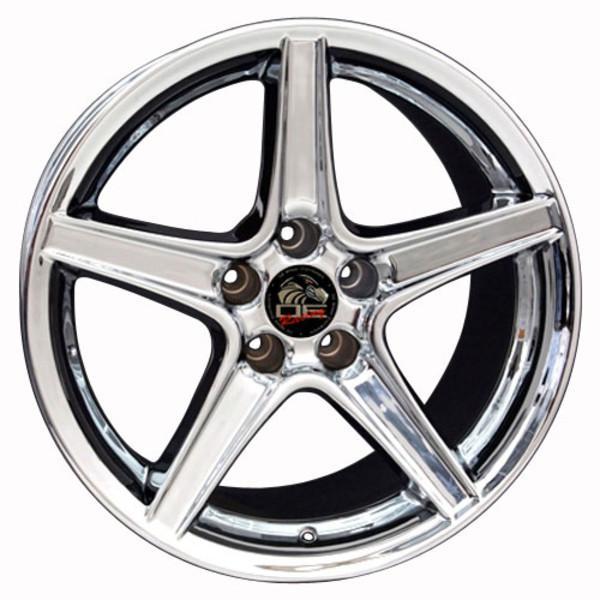 18" Chrome wheel replacement for Ford Mustang  1994-2004. Replica Rim 8181986