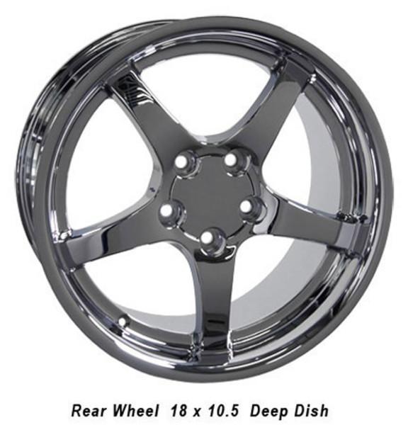 18" Chrome wheel replacement for Pontiac Firebird  1993-2002. Replica Rim 5910214