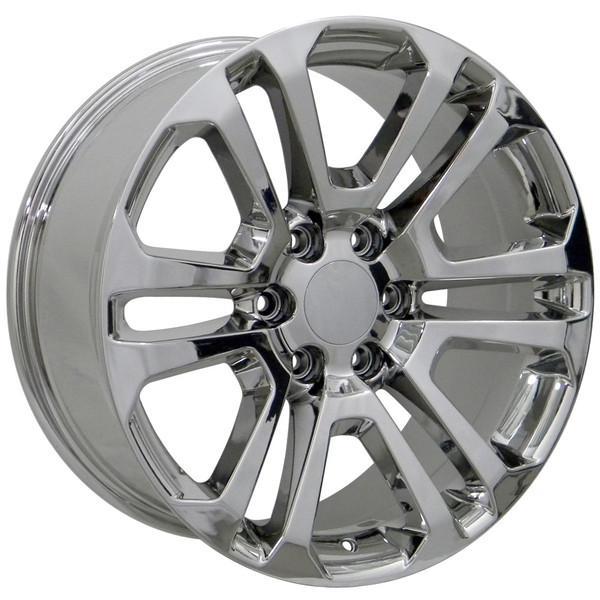 20" Chrome wheel replacement for Chevy C2500 1988-2000. Replica Rim 9506481