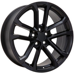 20" Matte Black wheel replacement for Chevy Camaro 2010-2017. Replica Rim 9491663